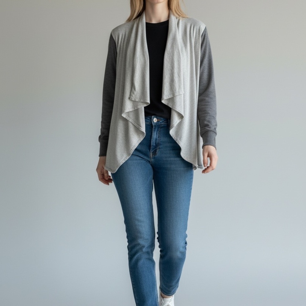 Ivivva Two-Tone Gray Kids Sweater